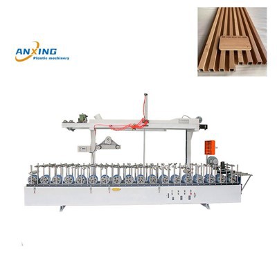 เครื่องเคลือบแผงบานเกล็ด PVC WPC